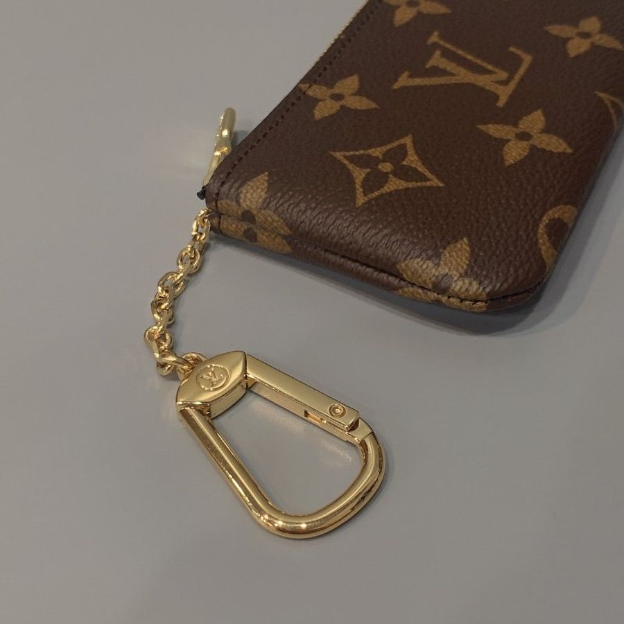 全新品Louis Vuitton LV 老花字紋 鑰匙零錢包/鑰匙包/卡片包-3