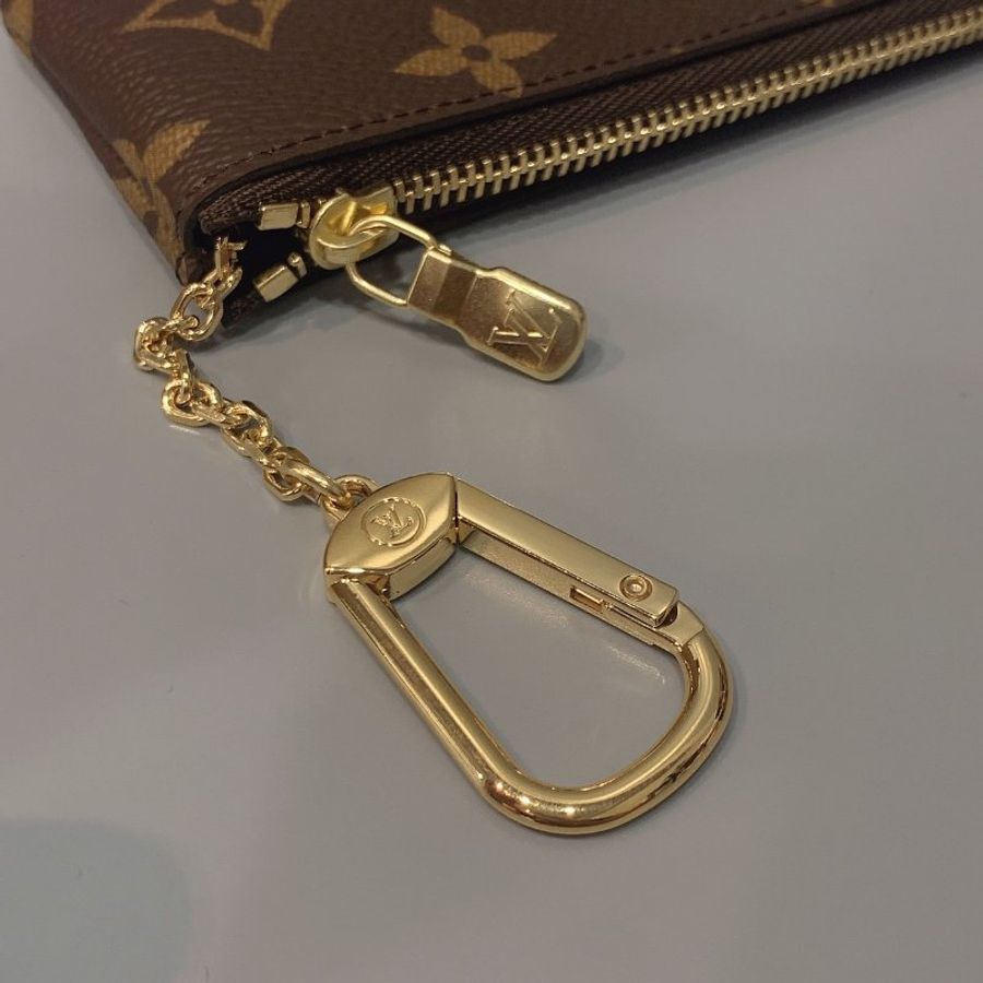 全新品Louis Vuitton LV 老花字紋 鑰匙零錢包/鑰匙包/卡片包-4
