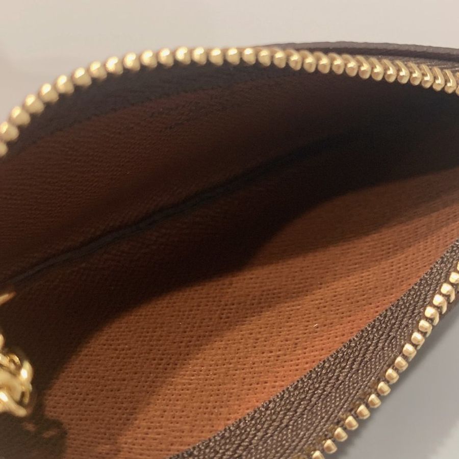 全新品Louis Vuitton LV 老花字紋 鑰匙零錢包/鑰匙包/卡片包-5