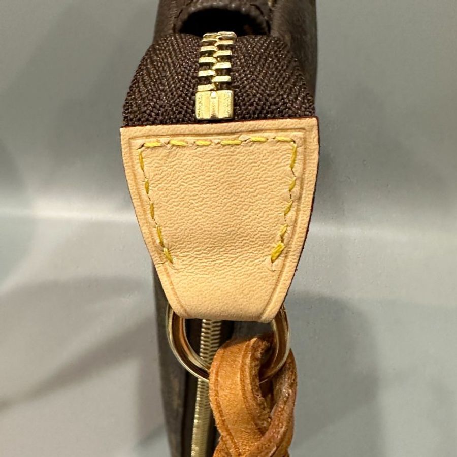 Louis Vuitton LV 老花字紋 VINTAGE 腋下包/手提包/肩背包/化粧包/麻將包-8