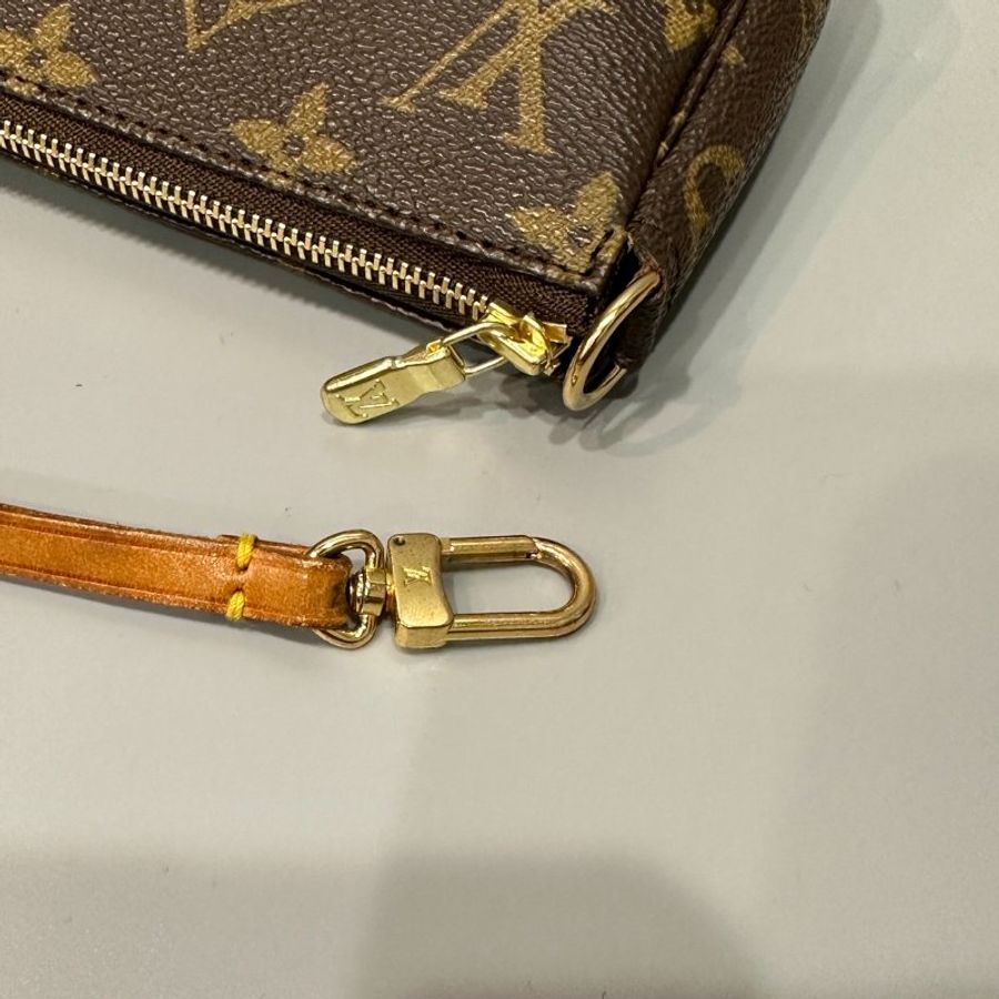 Louis Vuitton LV 老花字紋 VINTAGE 腋下包/手提包/肩背包/化粧包/麻將包-9