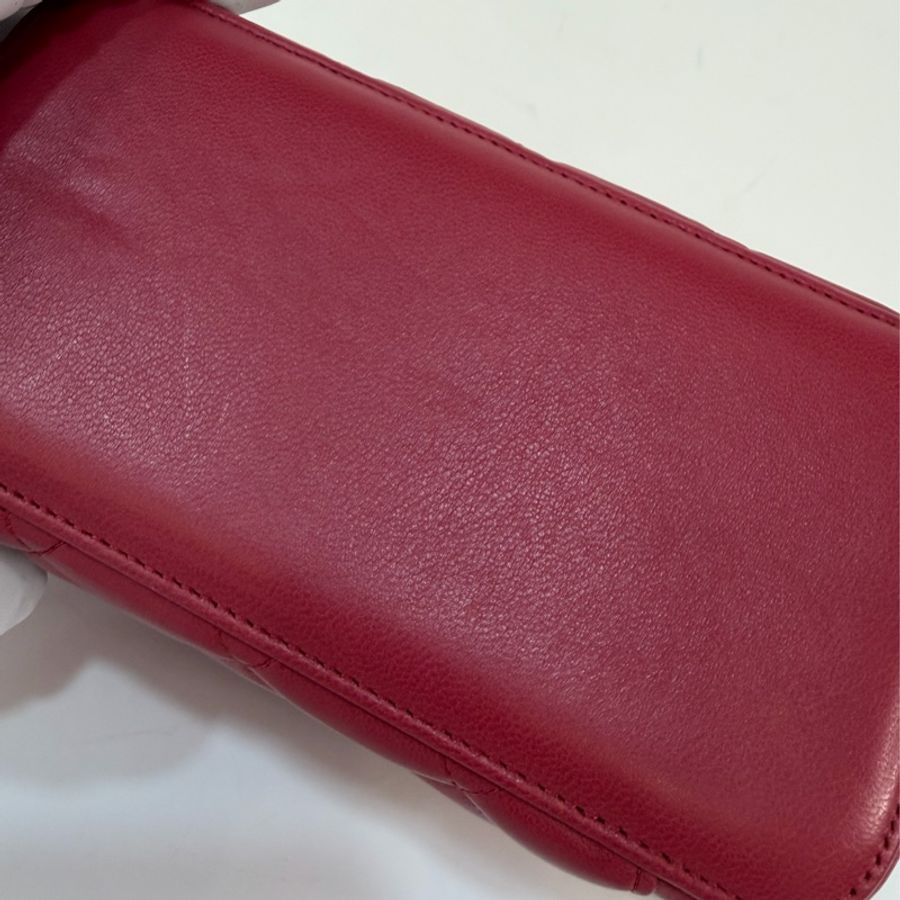 Chanel AP2199 桃粉色羊皮金釦handle化妝箱Vanity-26