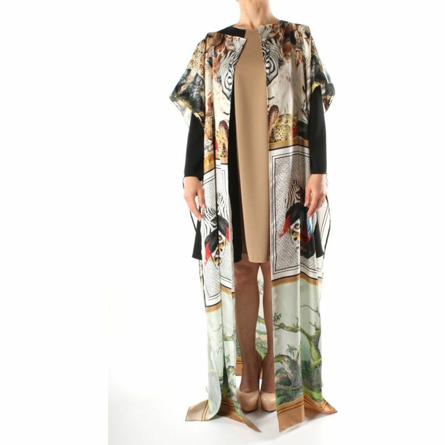 【義大利直送】全新品 Burberry 方巾斗篷女士真絲多色-0