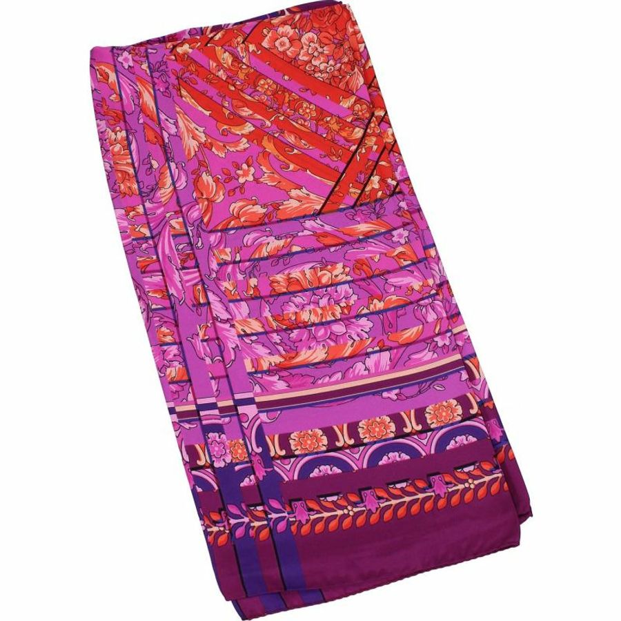 【義大利直送】全新品 Versace 方巾女士真絲多色-1