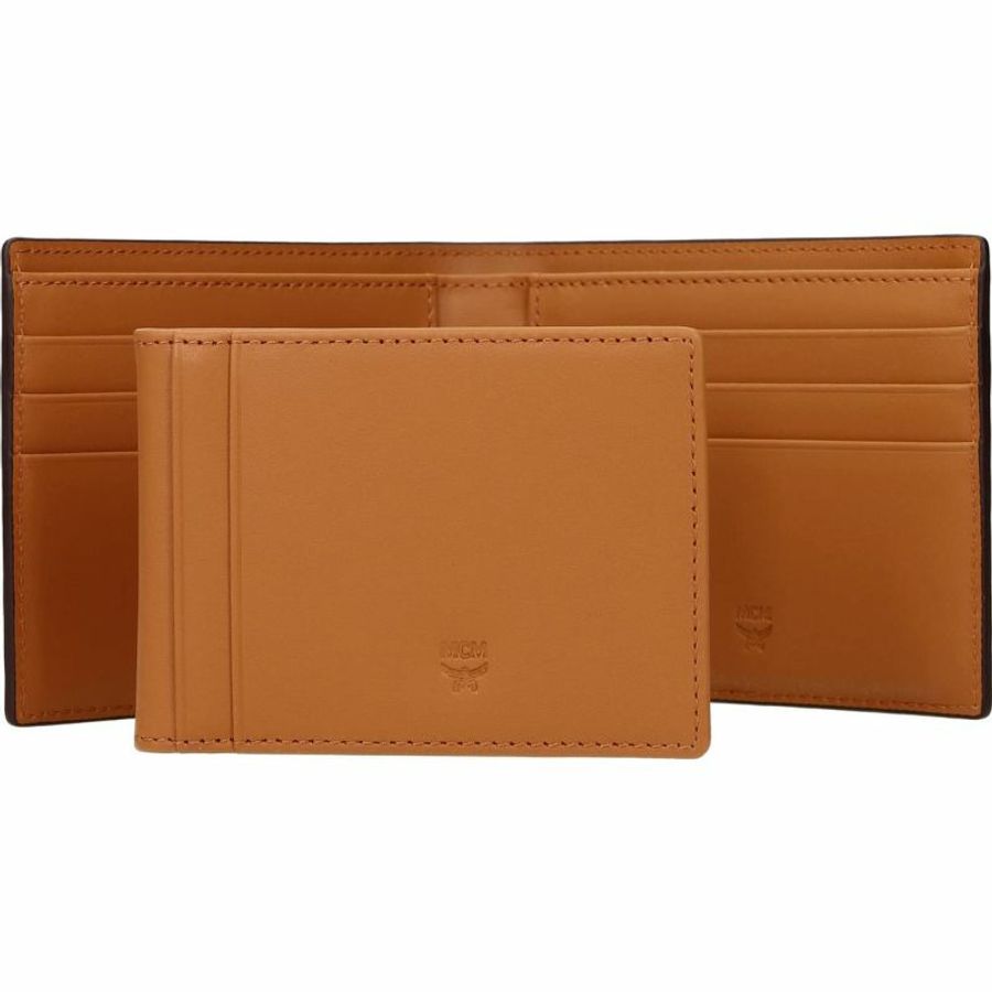 【義大利直送】全新品 Mcm 錢包男士皮革棕色-2