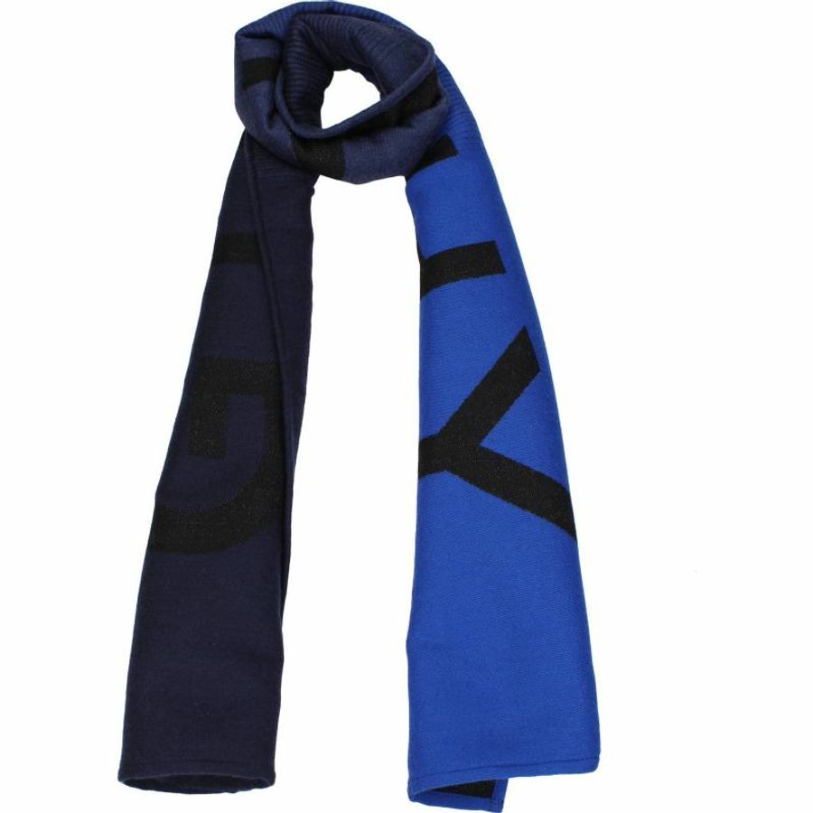 【義大利直送】全新品 Givenchy 圍巾男士羊毛藍色-2
