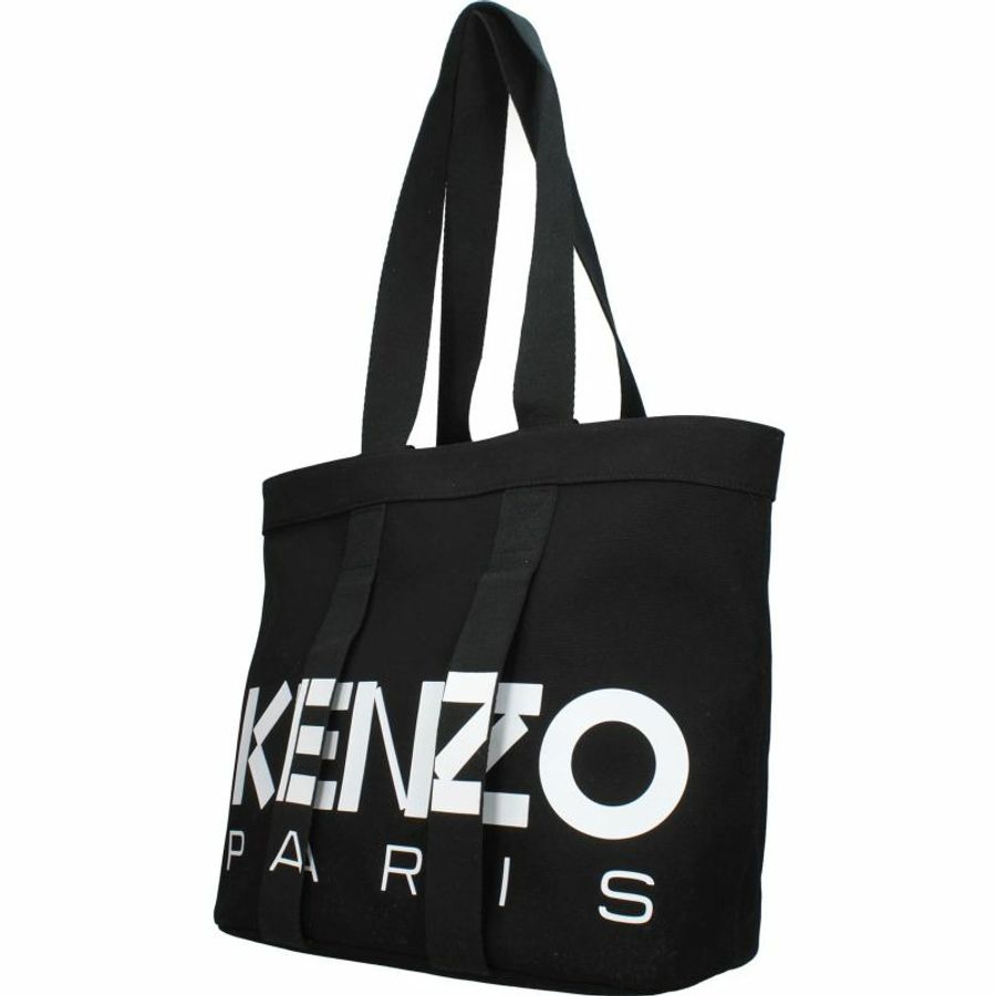 【義大利直送】全新品 Kenzo 單肩包男士面料黑色白色-1