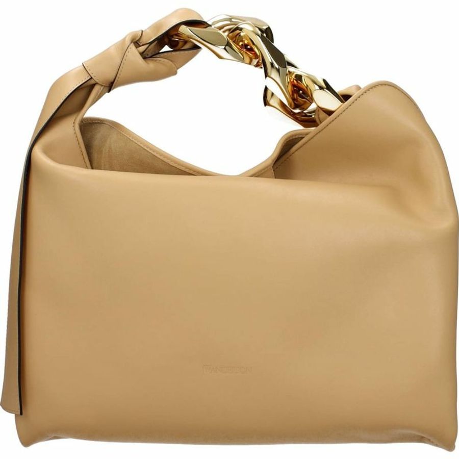 【義大利直送】全新品 Jw anderson 手提包女士皮革米色淺米色-0