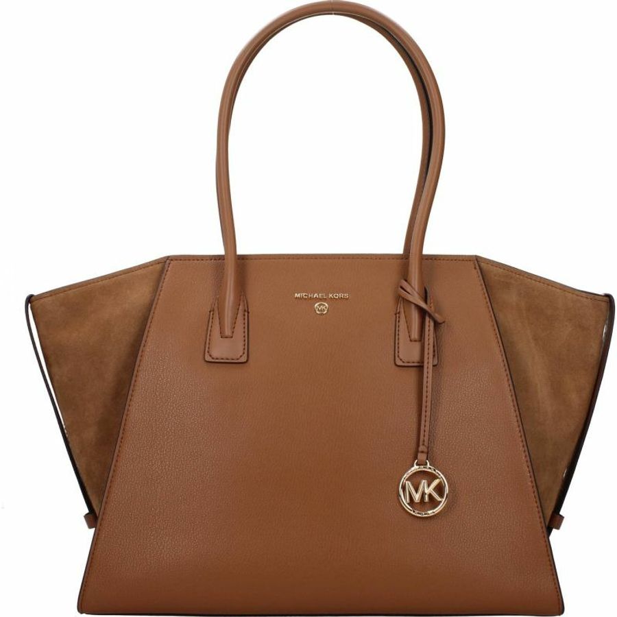 【義大利直送】全新品 Michael kors 單肩包 avril 女士皮革棕色行李箱-0