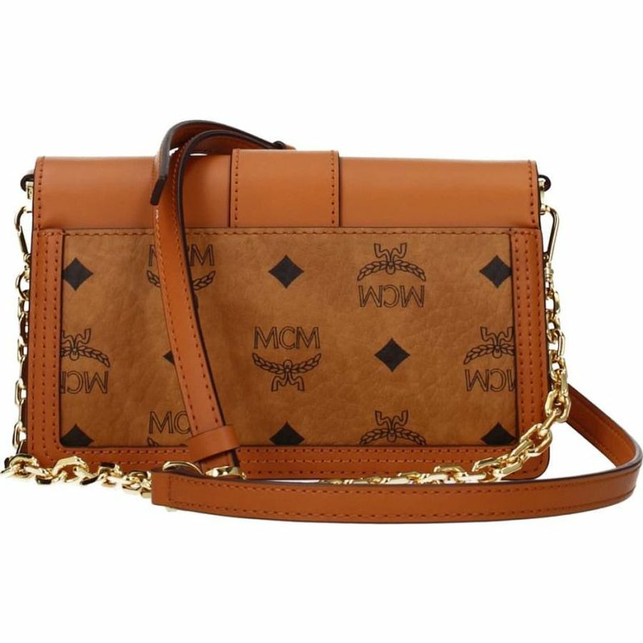 【義大利直送】全新品 Mcm 斜挎包女士皮革棕色干邑色-2
