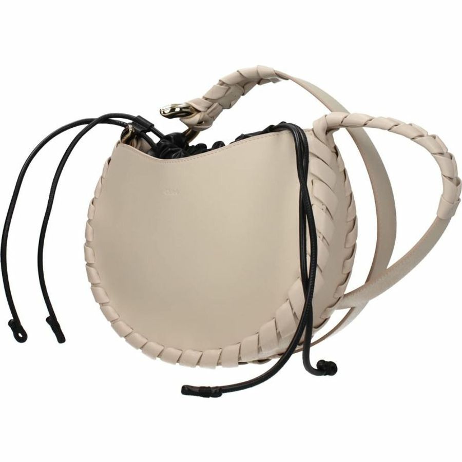【義大利直送】全新品 Chloé 斜挎包 mate 女士皮革米色慕斯-1
