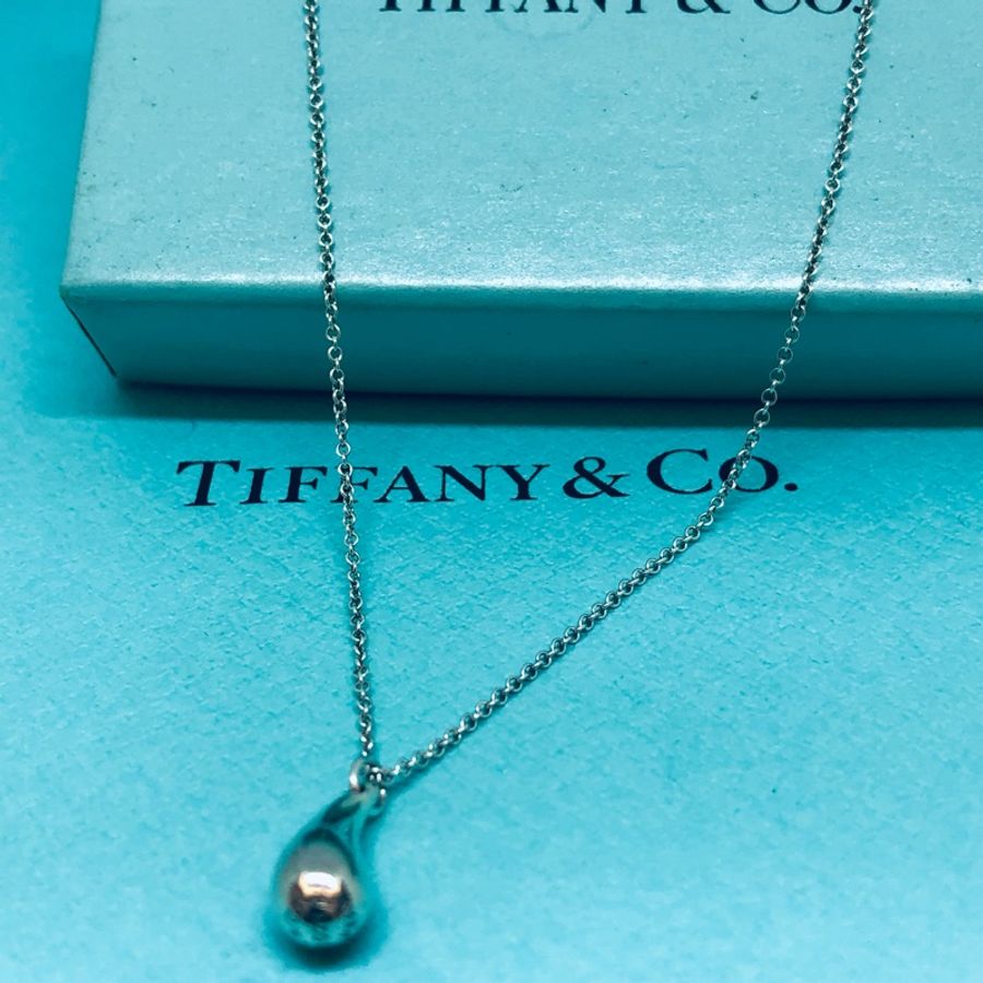 Tiffany 經典水滴925純銀項鍊-1