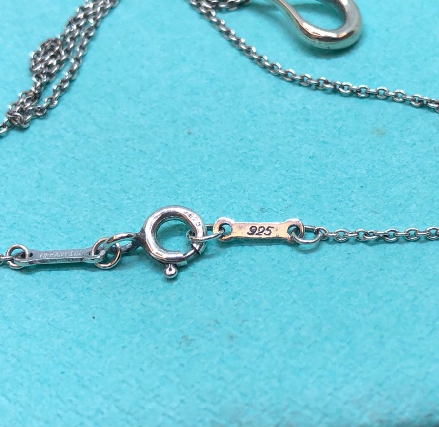 Tiffany 經典鏤空淚滴925純銀項鍊-6