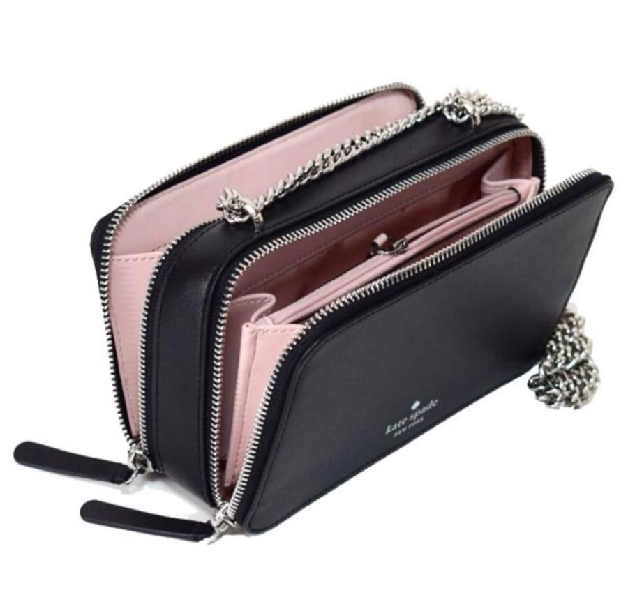 Kate Spade 企鵝 雙拉鍊 woc包 雙層包 鏈條包 立體圖案斜背側背 手提-3