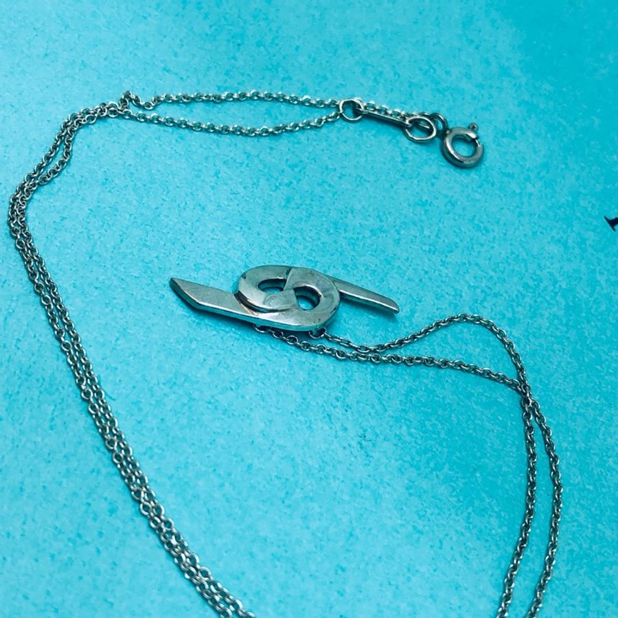 TIFFANY&Co. paloma picasso巨蟹座925純銀項鍊-6