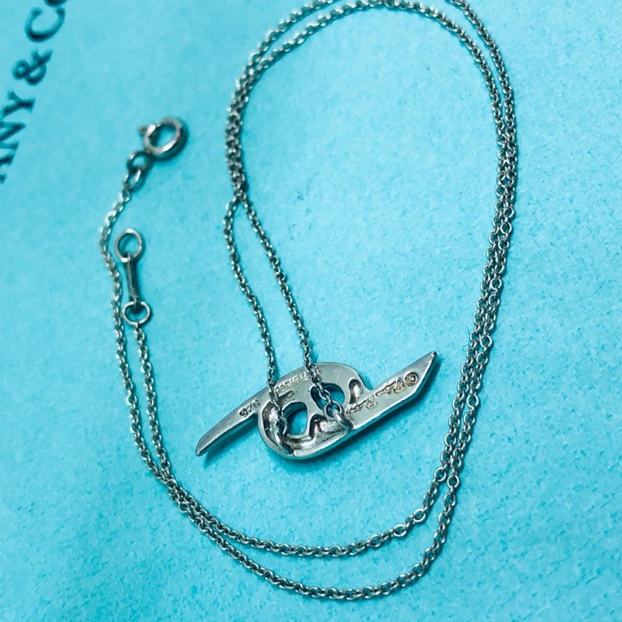 TIFFANY&Co. paloma picasso巨蟹座925純銀項鍊-8