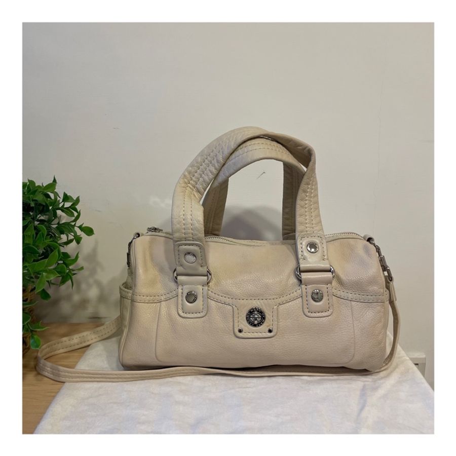 MARC JACOBS 米白色圓筒包 肩背包 手提包 斜背包 EXCLUSIVE CLASSIC BLAKE-0