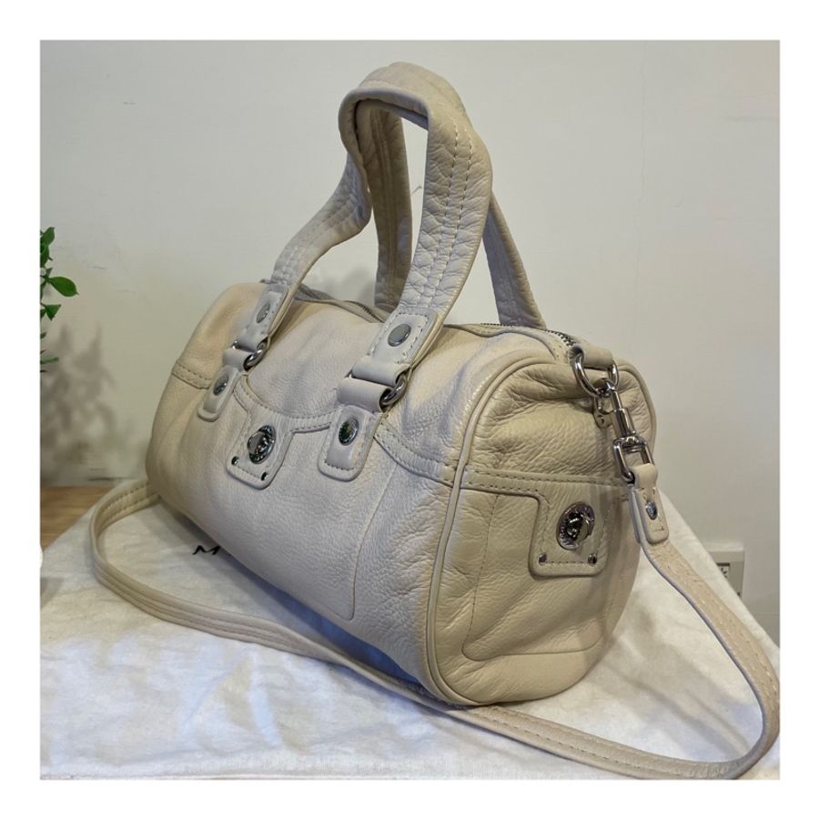 MARC JACOBS 米白色圓筒包 肩背包 手提包 斜背包 EXCLUSIVE CLASSIC BLAKE-1