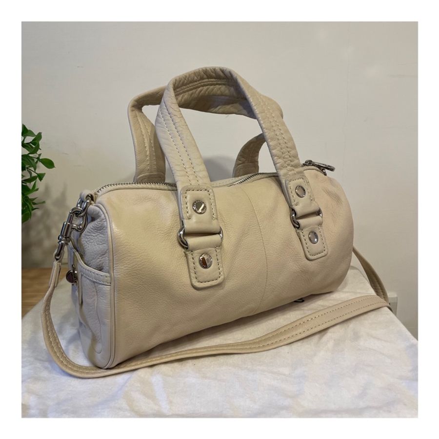 MARC JACOBS 米白色圓筒包 肩背包 手提包 斜背包 EXCLUSIVE CLASSIC BLAKE-3