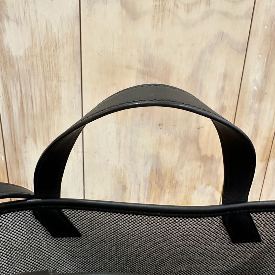 Hermes 黑白配色Cabas H En Biais 27新款H手提肩背兩用包 Z刻-39