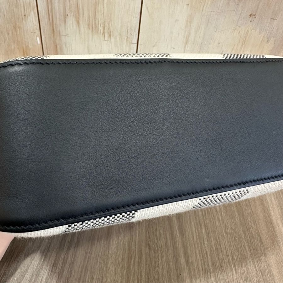 Hermes 黑白配色Cabas H En Biais 27新款H手提肩背兩用包 Z刻-47