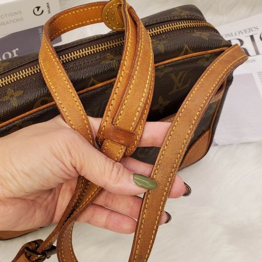 🎀👜MD曼蒂二手精品👜🎀 LV老花經典航空包 單層記者包 相機包-12