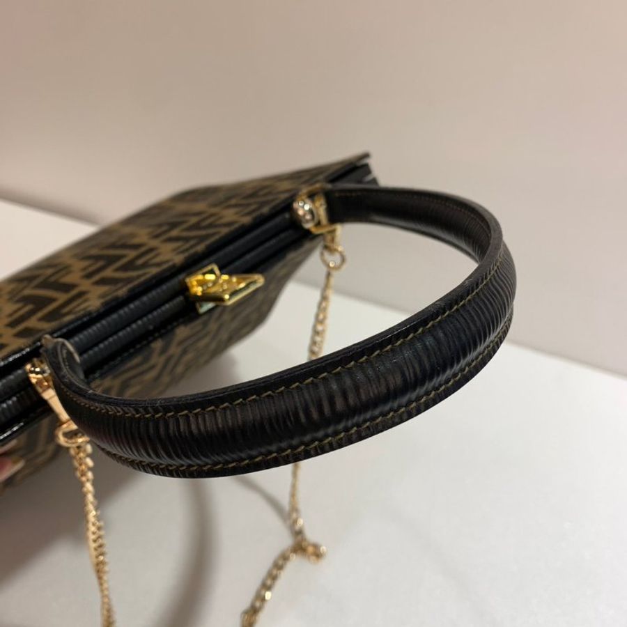 FENDI VINTAGE 手提包/鍊包/短斜背包 85成新-3