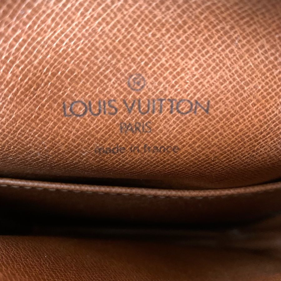［日本購入正品］ Louis Vuitton LV 二手vintage古著古董名牌老花印花LOGO側背包 相機包 肩背包 斜背包 真品 美品 路易威登-6