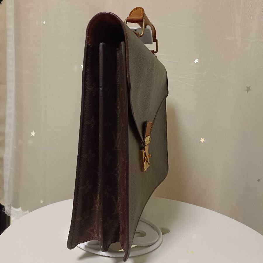 LV 中古古董蒙梭男士公文包/公事包/筆電包 Vintage M53331-8