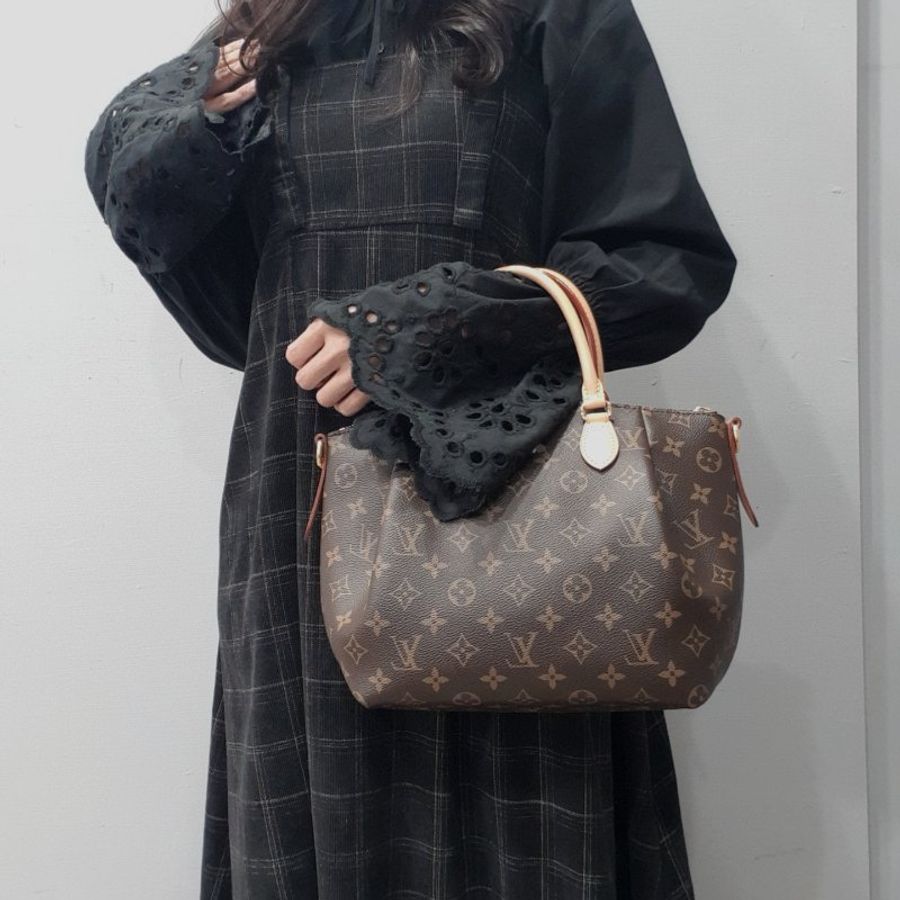 Louis Vuitton LV 老花字紋 TURENNE 抓皺 二用包/斜背包/肩背包M48814-13