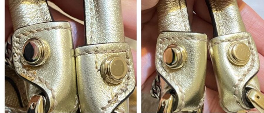 Gucci 古馳 托特包 手提包 肩背包 時尚奢華金-10