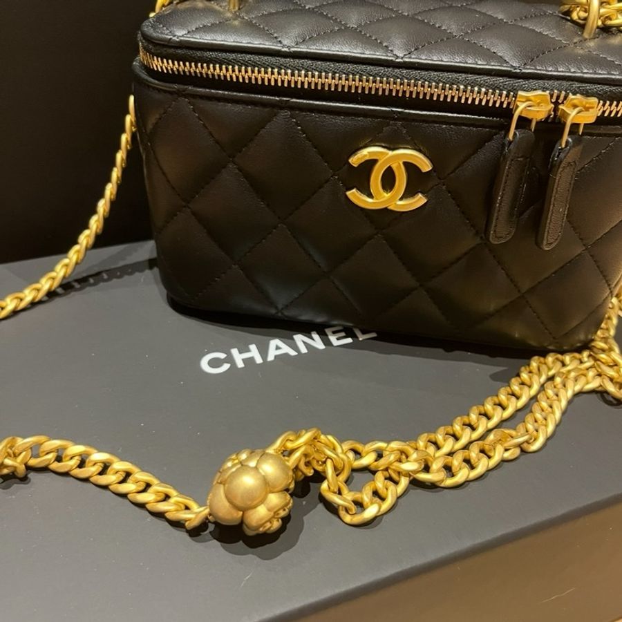 香奈兒CHANEL 23S山茶花長盒子包👛少用閒置包包👜保存防潮箱-0