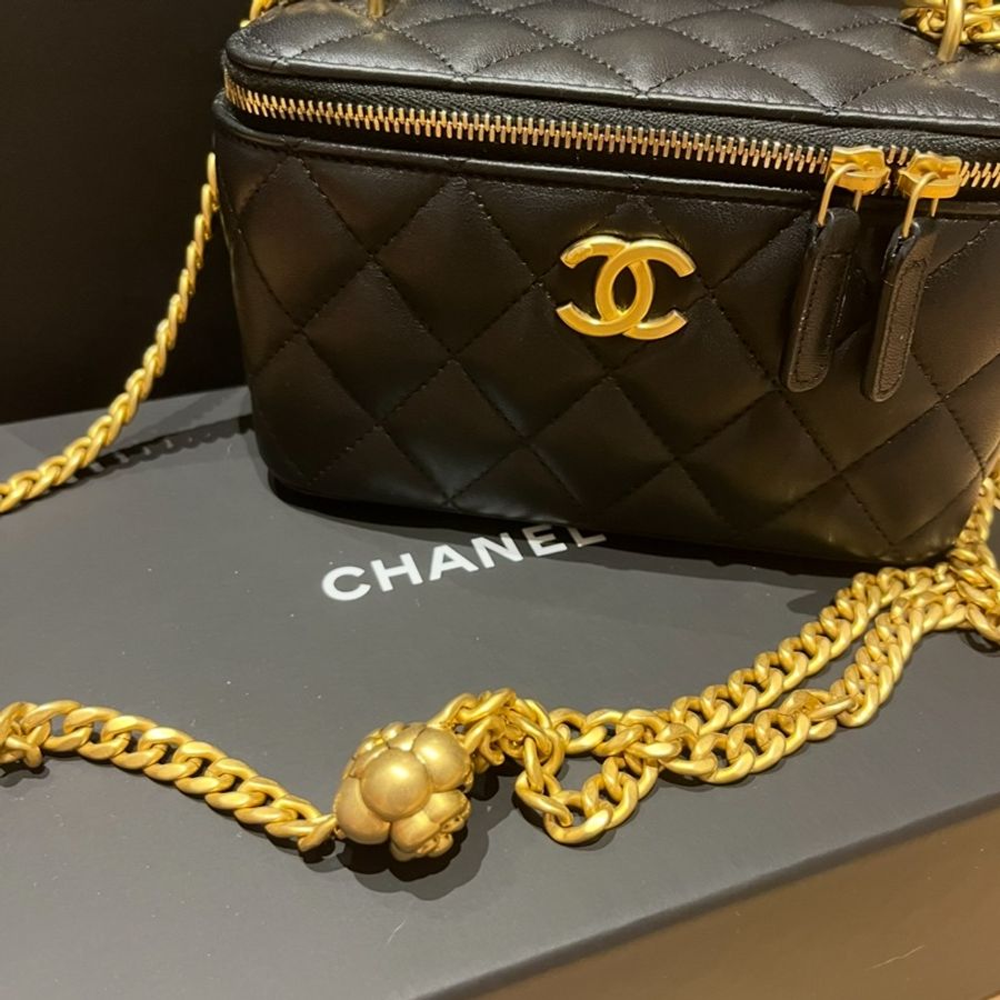 香奈兒CHANEL 23S山茶花長盒子包👛少用閒置包包👜保存防潮箱-5