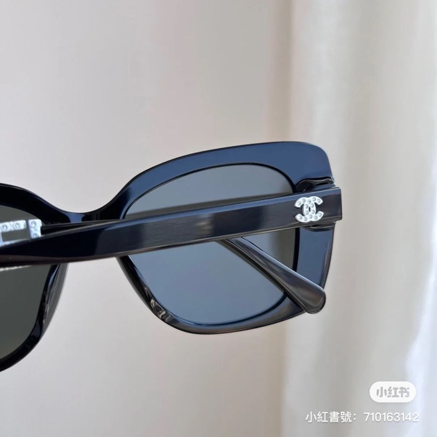 Chanel 香奈兒 太陽眼鏡 墨鏡 CH5422 字母 白色 修臉神器-2