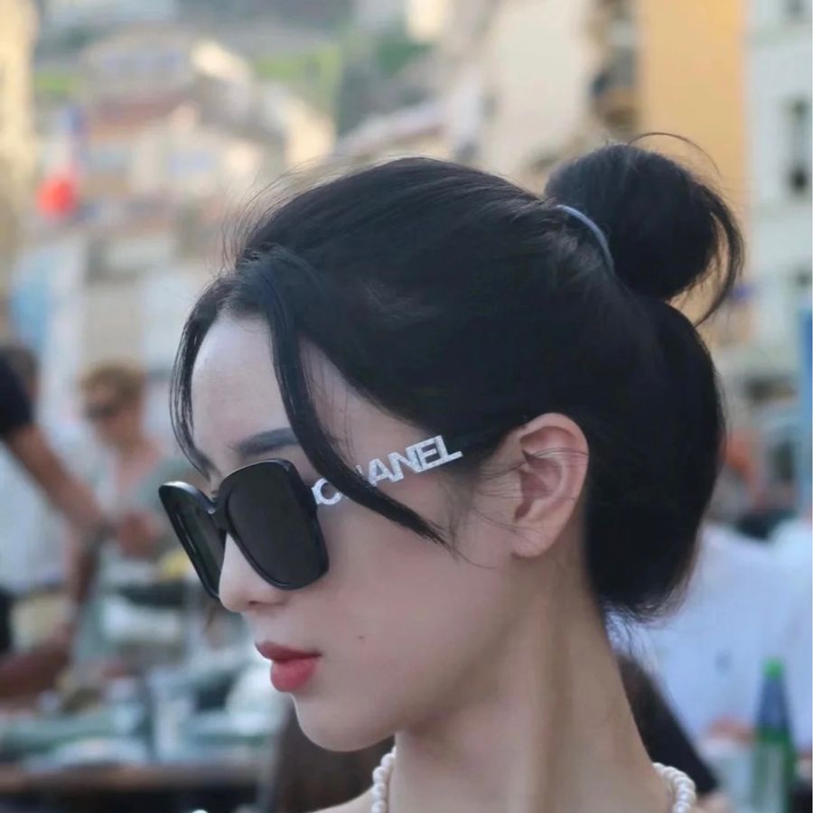 Chanel 香奈兒 太陽眼鏡 墨鏡 CH5422 字母 白色 修臉神器-8