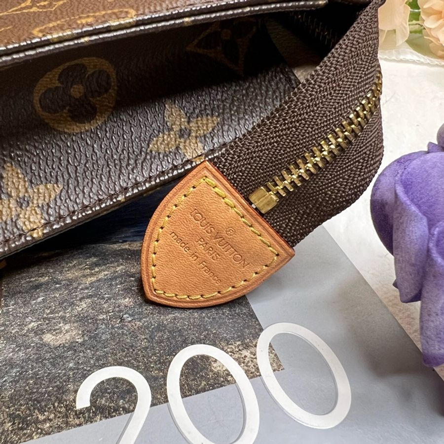 (保留中)Louis Vuitton 化妝包 洗漱包 盥洗包 26cm《已改造可斜背》-6