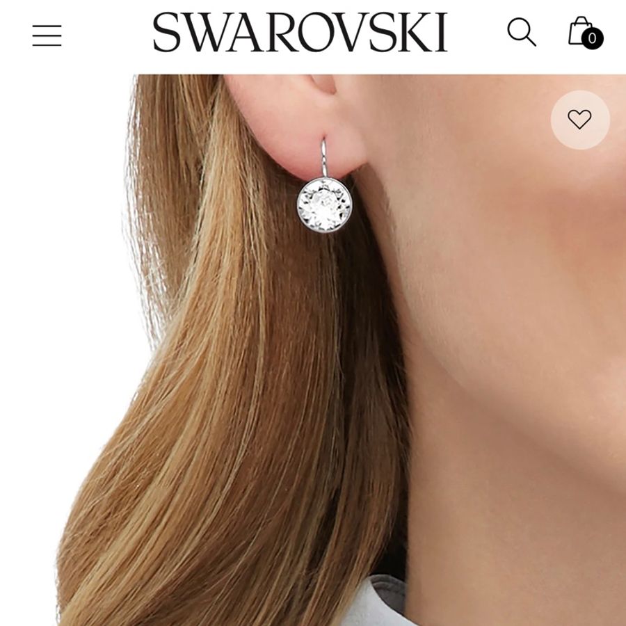 《送禮首選》全新SWAROVSKI水滴形耳環-0