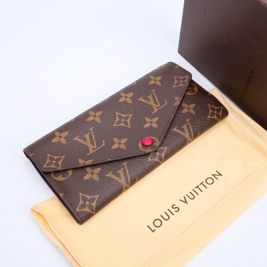 Louis Vuitton LV 豆豆老花信封長夾-0