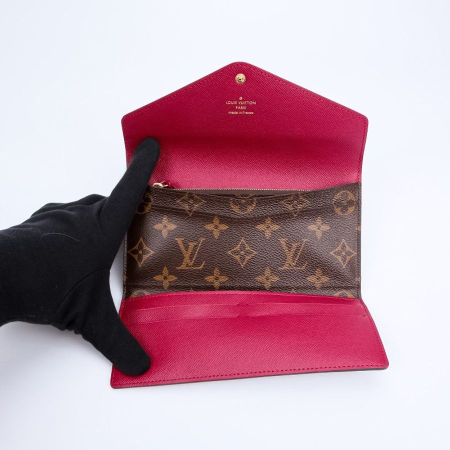 Louis Vuitton LV 豆豆老花信封長夾-7
