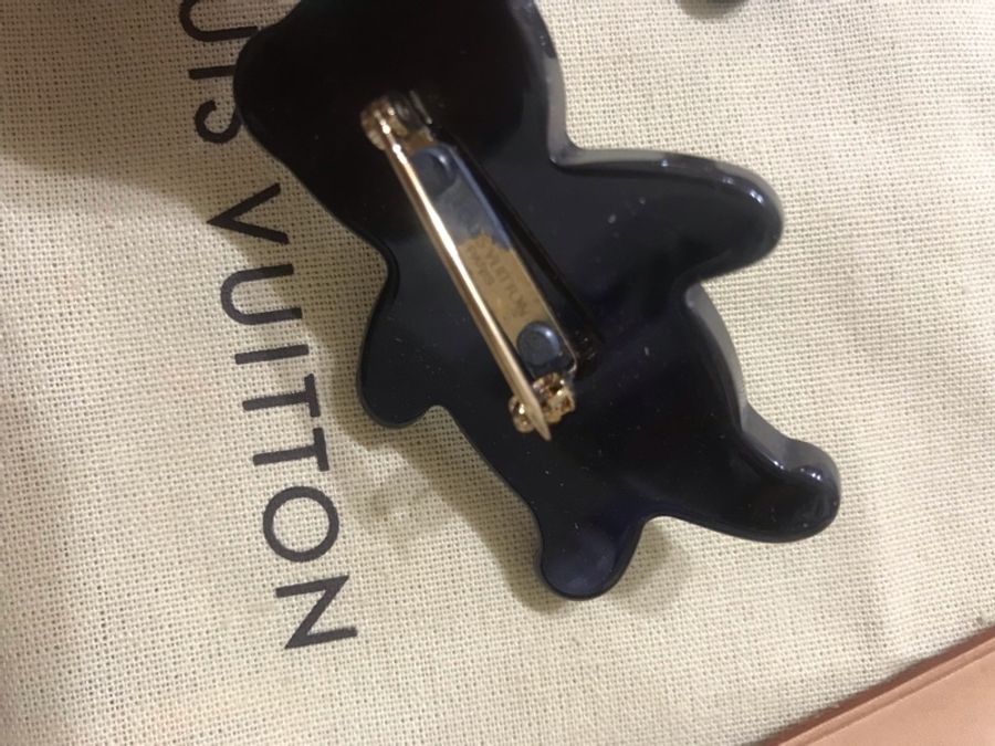 LV 小熊別針 泰迪熊 2005限量珍藏 一組2個-5