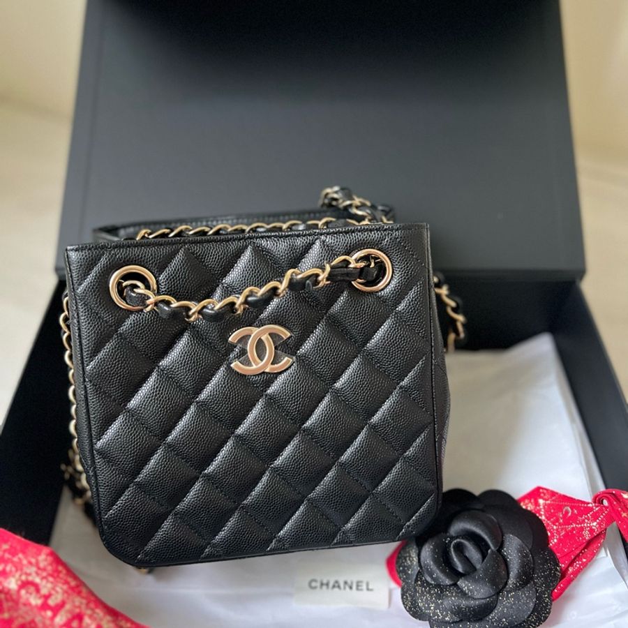 ［把握最後機會］CHANEL 迷你水桶 荔枝牛皮 mini bucket bag / mini tote-3
