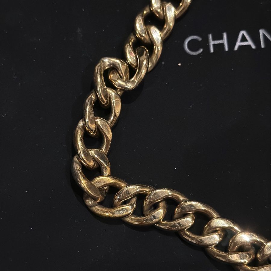 Chanel雙C金項鍊短鍊(限)-22