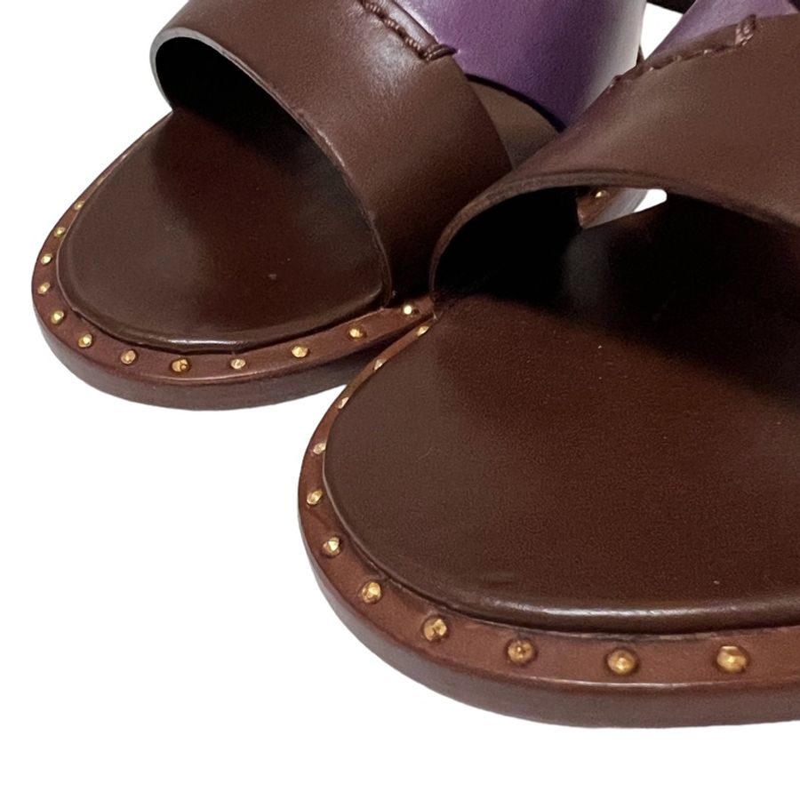 🍒LOUIS VUITTON雙色拼接高跟鞋 size:37.2/ 2F230422-1-6