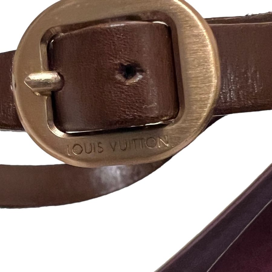 🍒LOUIS VUITTON雙色拼接高跟鞋 size:37.2/ 2F230422-1-7