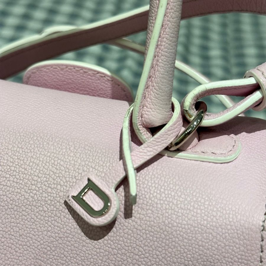 Delvaux Brillant Mini 櫻花粉白扣包包（限定下單）-24