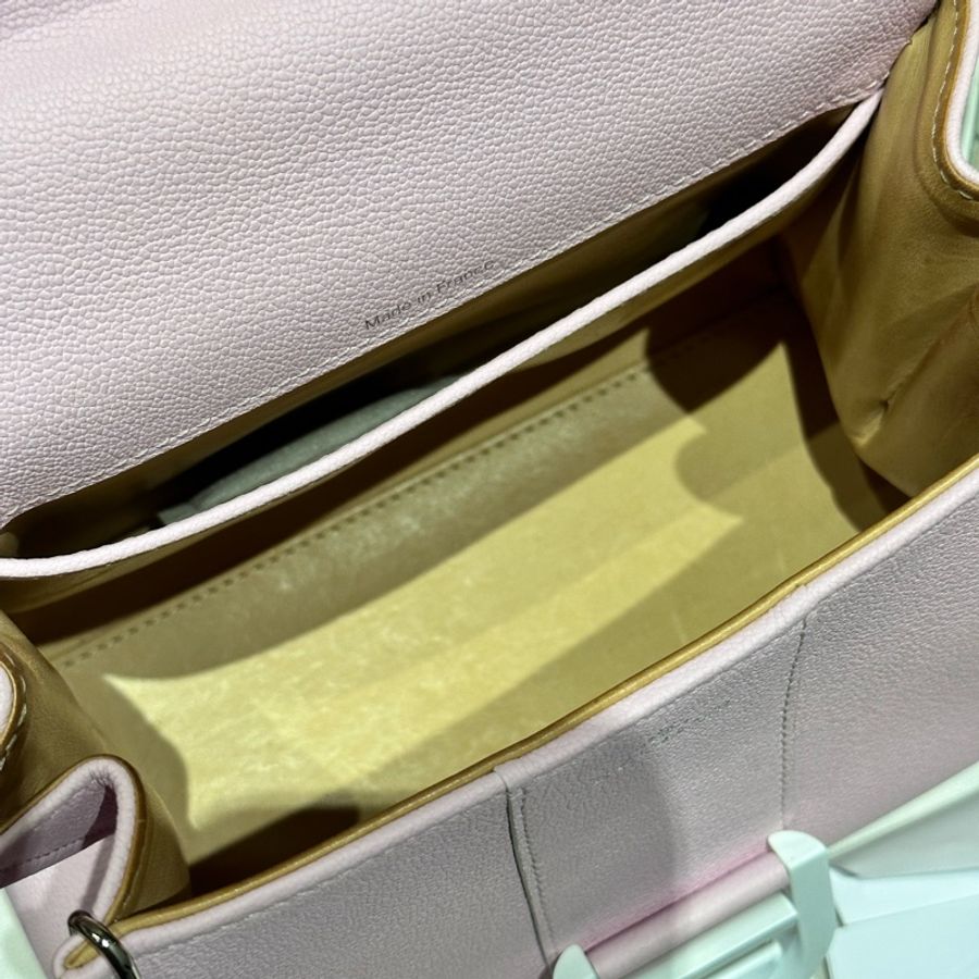 Delvaux Brillant Mini 櫻花粉白扣包包（限定下單）-18