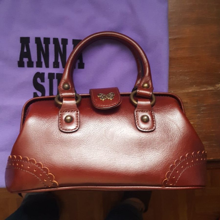 anna sui 牛皮 醫生包-0