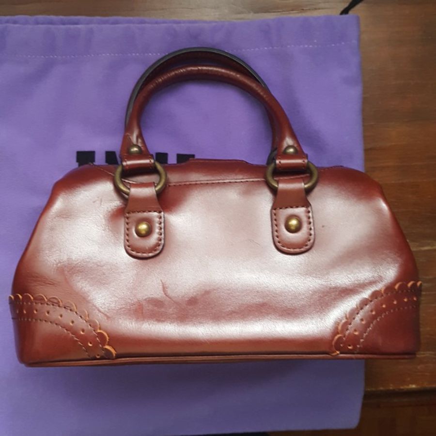 anna sui 牛皮 醫生包-1