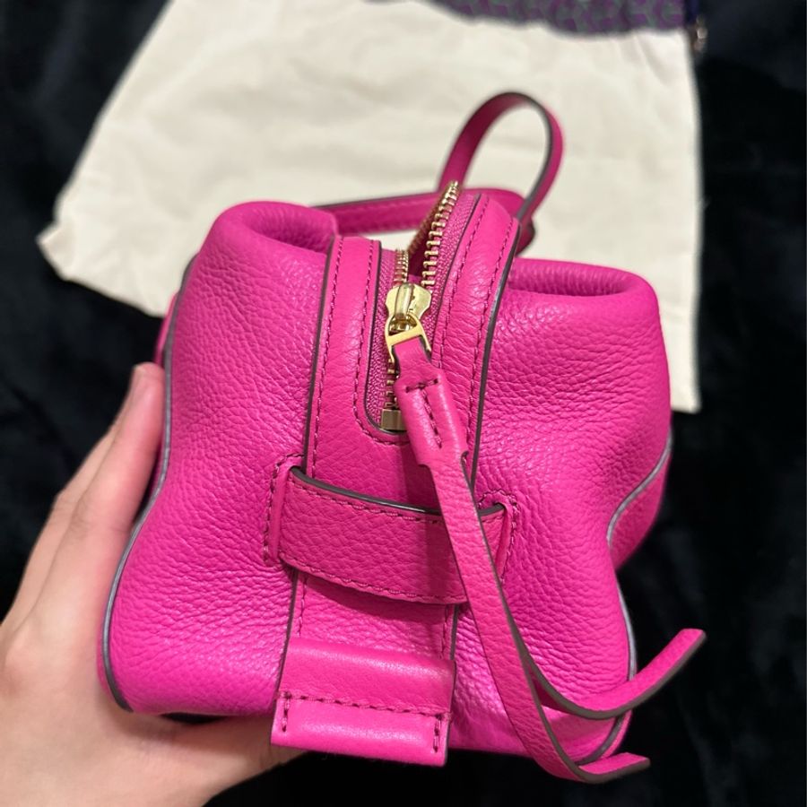 Tory Burch 桃紅 水餃 手提/側背包-2