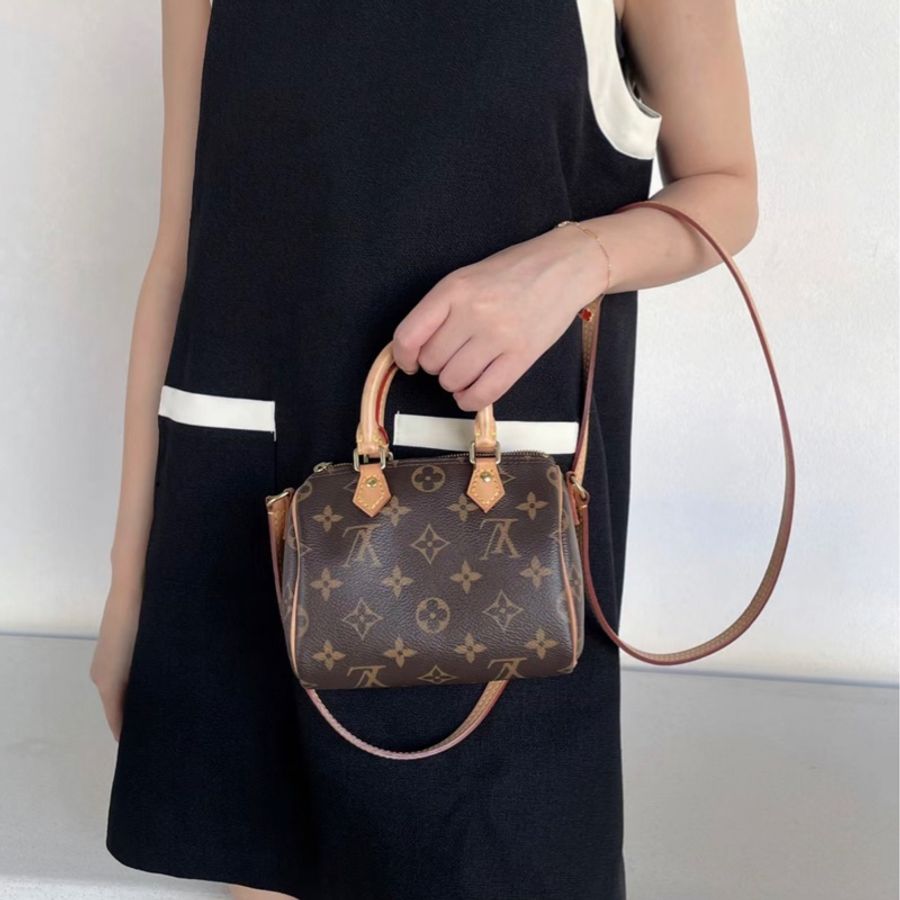 LV nano Speedy 配件齊全包含購買證明!-28